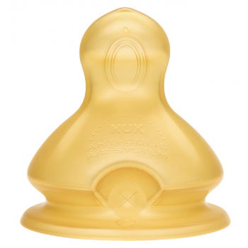 NUK First Choice+ lateksowy SMOCZEK do BUTELKI 2S Materiał Lateks