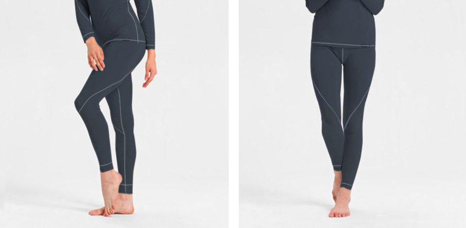 Getry Termoaktywne z WEŁNY MERYNOSA C+ 4XL granat Kolekcja Winter Sport Comfort Plus