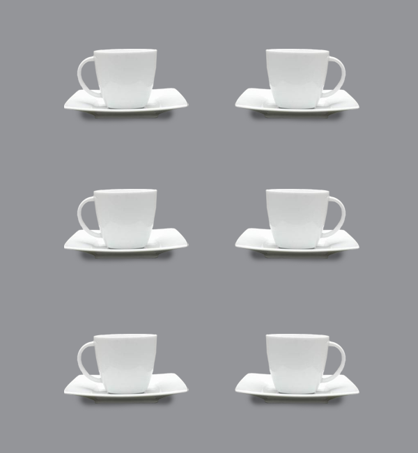 LUBIANA VICTORIA 6x FILIŻANKA 0,2 L + SPODEK LUZ EAN (GTIN) 5904473617008