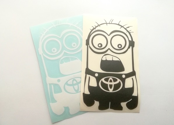 

Minionek Toyota naklejka sticker Minions