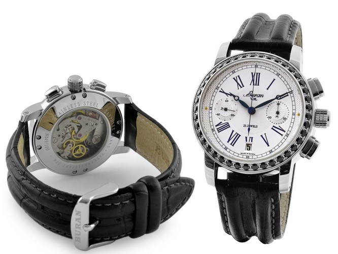 Stylové Hodinky Buran Chronograph 3133/2411183 S