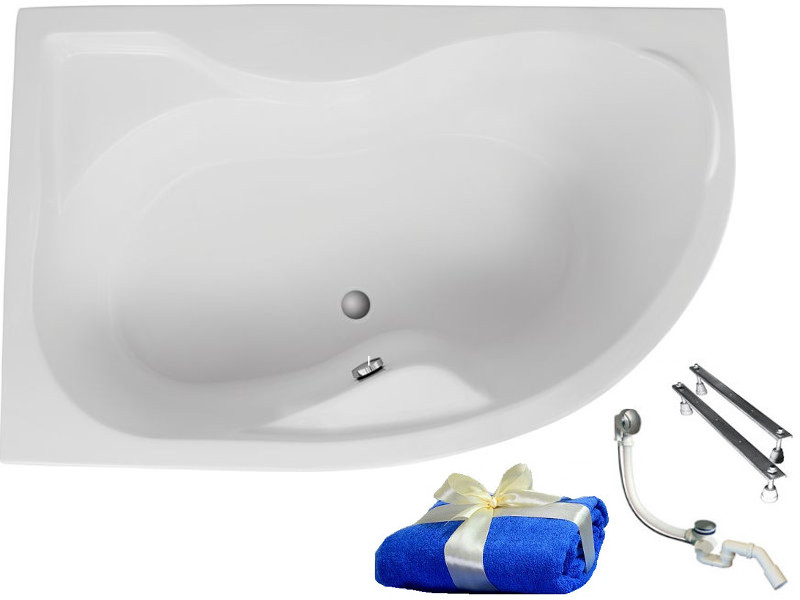 

Polimat Dora Wanna Narożna 170x110 + Syfon Gratis