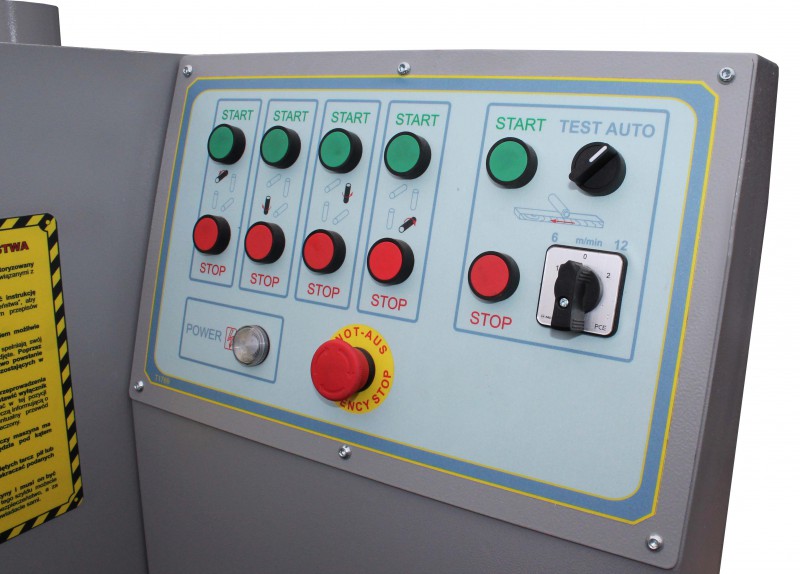 STRUGARKA CZTEROSTRONNA LISTWIARKA Z GŁOWICAMI Moc 17.1 W