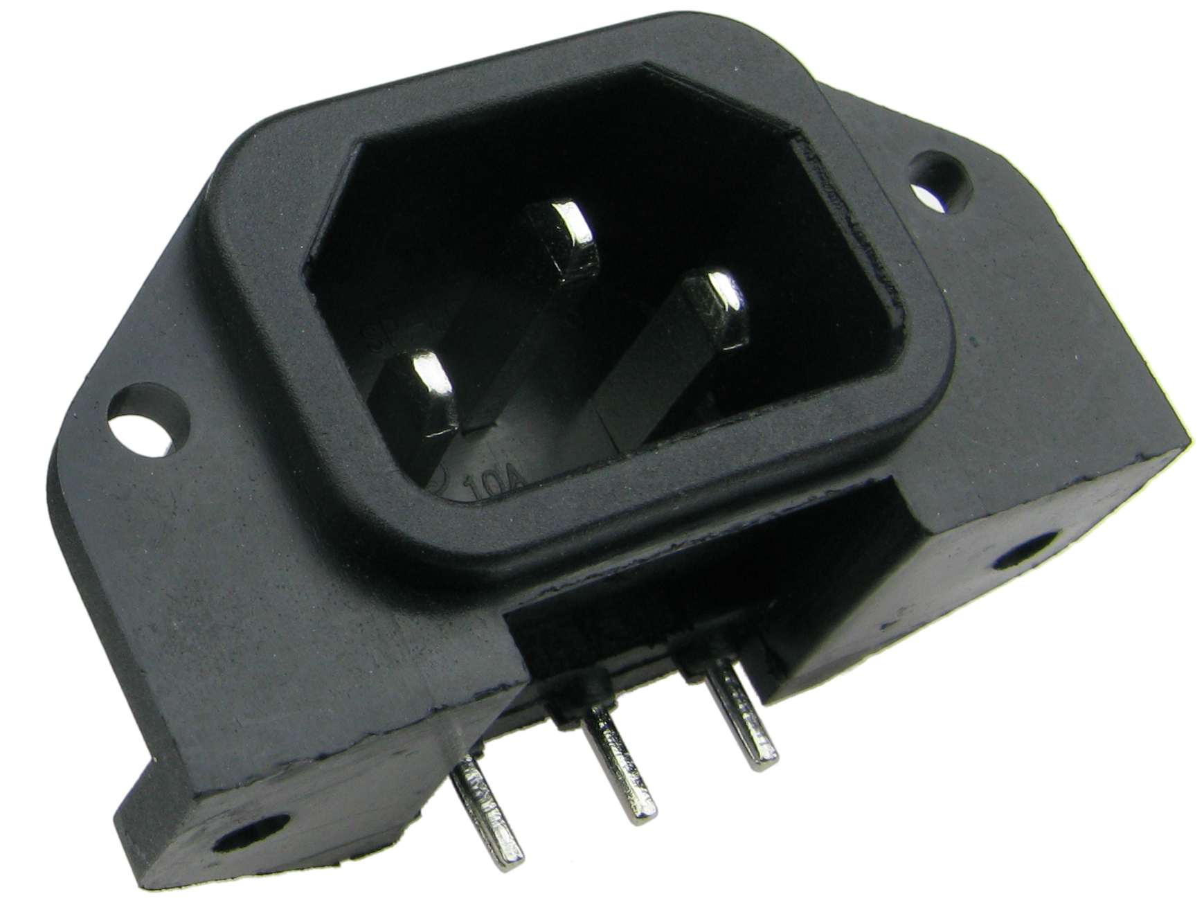 

# Gniazdo Ac Iec męskie 3 pin do druku panel./3161