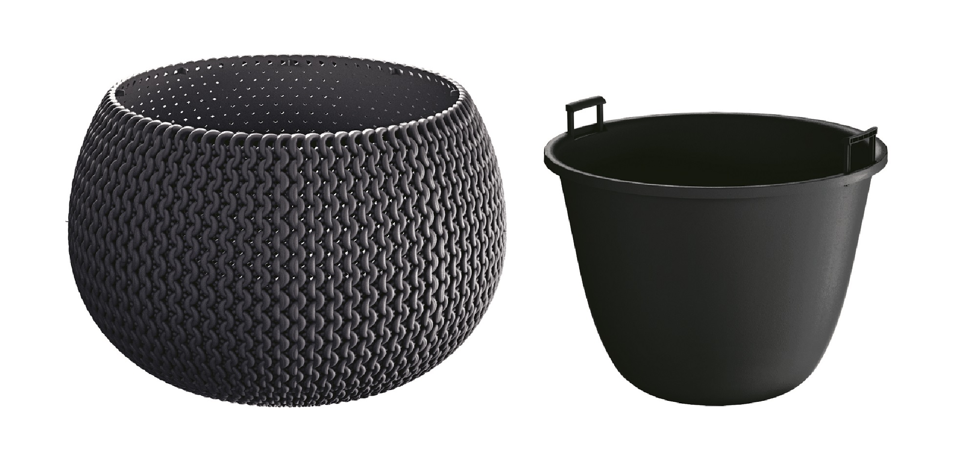 

Doniczka Splofy Bowl DKSP370 Wkład Antracyt