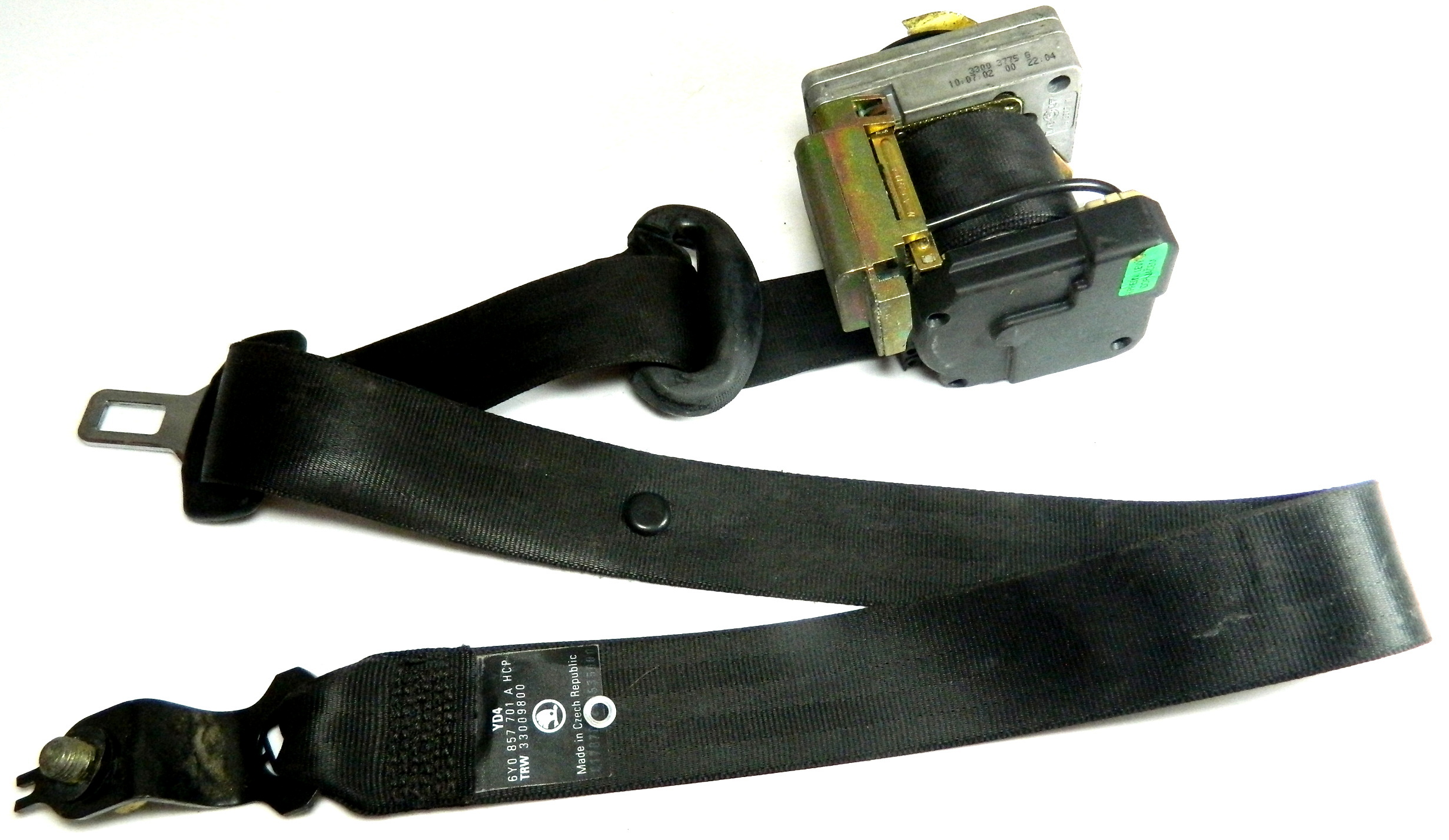 6Y0 857 - SKODA FABIA И РЕМЕНЬ БЕЗОПАСНОСТИ ПЕРЕДНИЙ ЛЕВЫЙ