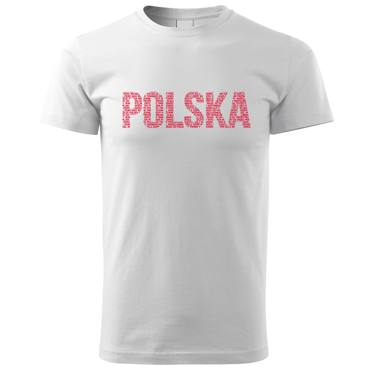 

Koszulka męska Polska Z Hymnem Polski Xs 5XL