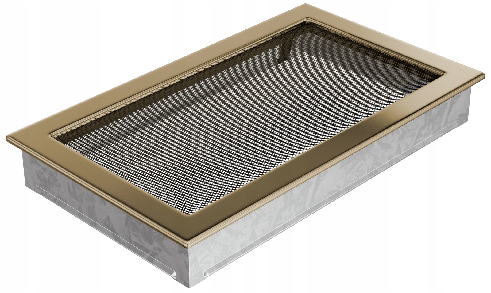 Ventilační mřížka do krbu 22x37 pozlacená