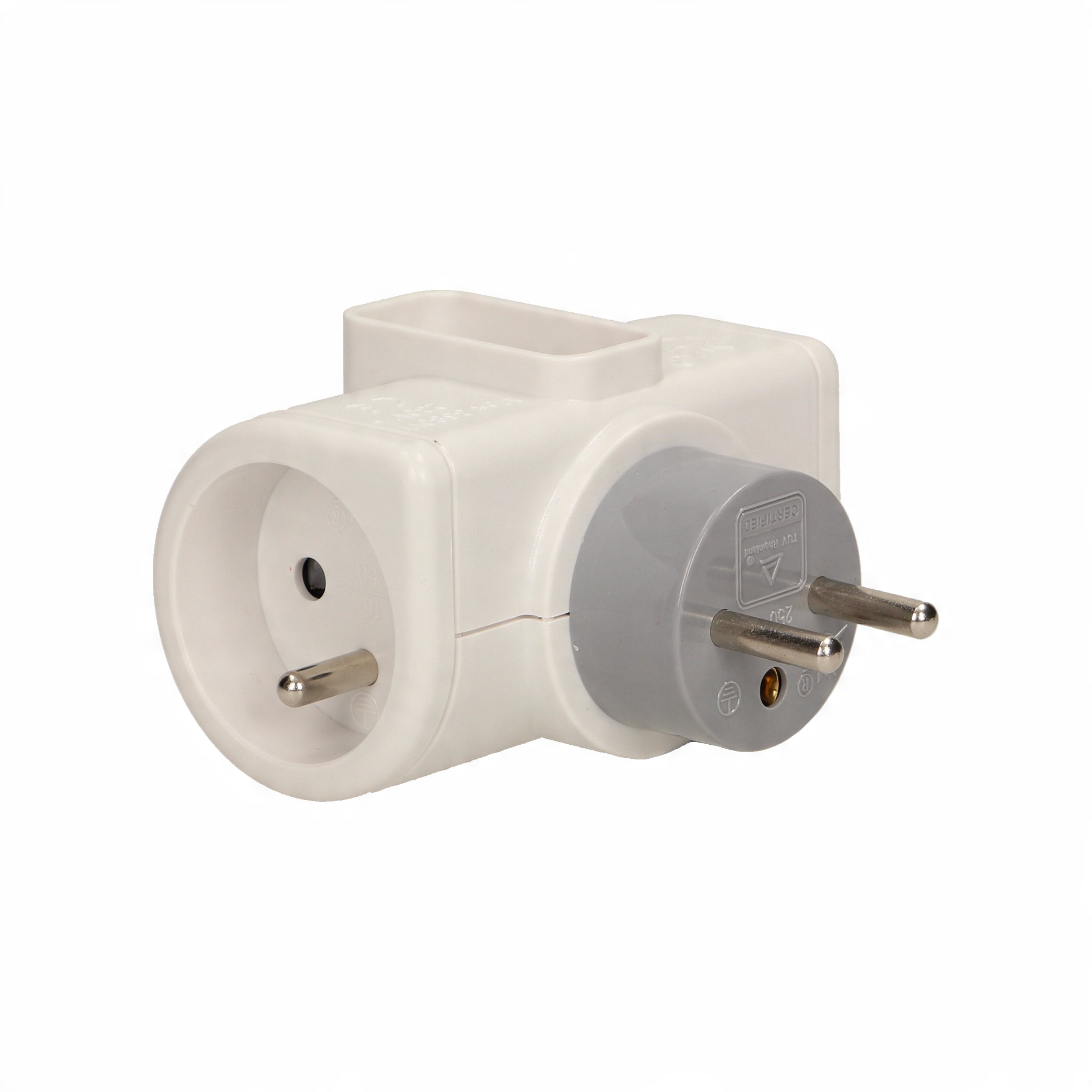 

Rozgałęźnik 2x2P+Z + 1x2P/II Obrót 180 Stopni 1377