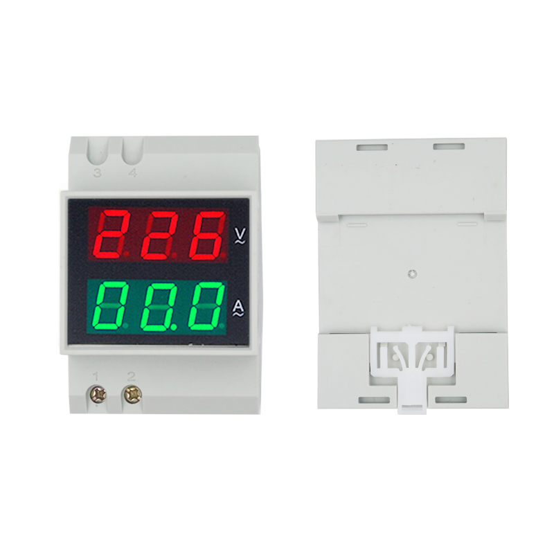 2Ð²1 Ð²Ð¾Ð»ÑŒÑ‚Ð¼ÐµÑ‚Ñ€ Ð°Ð¼Ð¿ÐµÑ€Ð¼ÐµÑ‚Ñ€ AC230V 100A DIN Maximum measurement 100 a