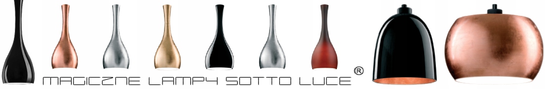 MOMO 2/S Lampa wisząca SOTTO LUCE KLOSZE 4 kolory Styl nowoczesny