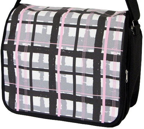 MŁODZIEŻOWA TORBA A4 - STUDENCKA SZKOLNA NA RAMIĘ Materiał dominujący inny