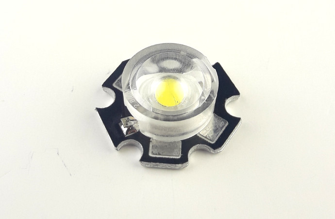 3x Mini kolimator 13mm do LED 1W, 3W, 5W - 90 st Marka Inna