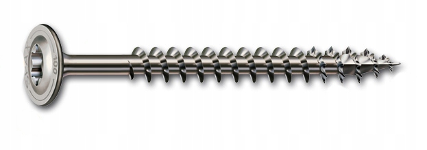 SPAX WKRĘT CIESIELSKI Z KOŁNIERZEM 8x100mm ocynk