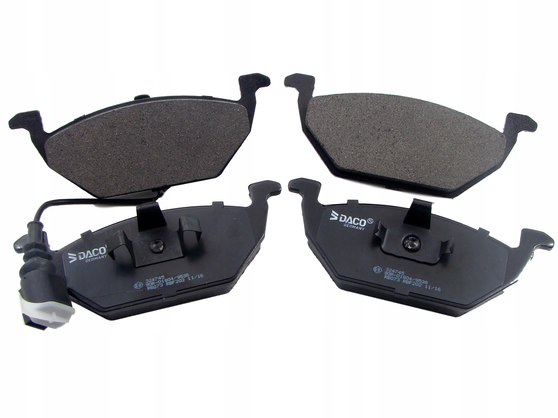 TARCZE KLOCKI PRZOD A3 TOLEDO OCTAVIA GOLF IV Installation side Front