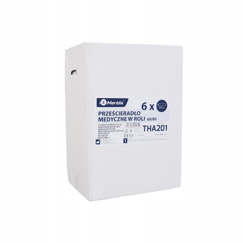 PRZEŚCIERADŁO PAPIEROWE W ROLI 6 ROLEK THA201 EAN (GTIN) 5908248124722