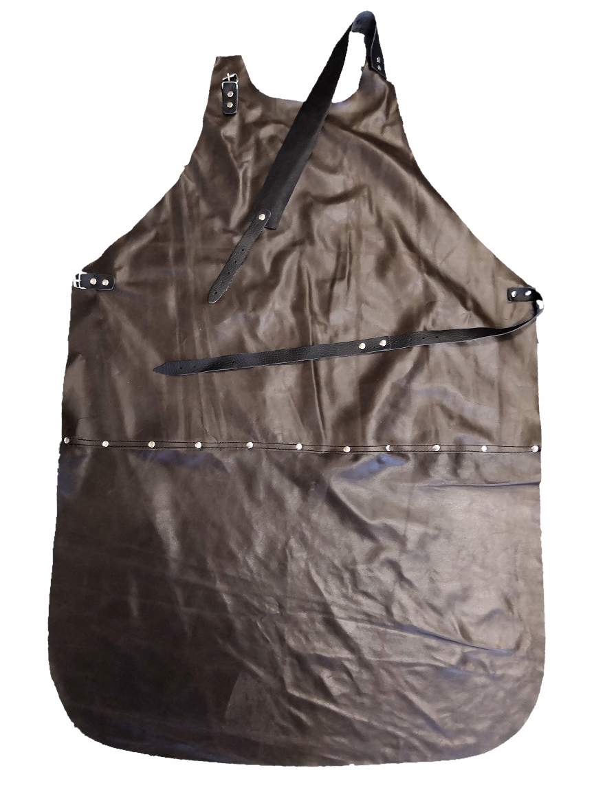 Svářečská zástěra z lícové kůže, dělená