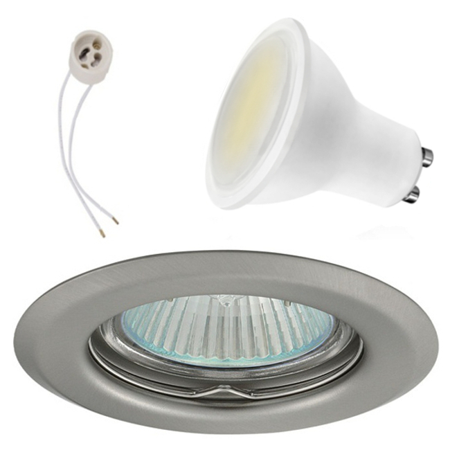 

Zestaw oprawa sufitowa Led Smd CT14 na 230V GU10