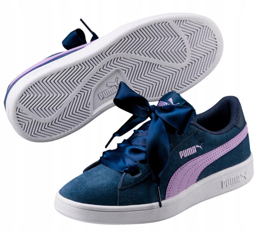 

Buty Puma Smash V2 Ribbon Jr vikky suede skóra 39