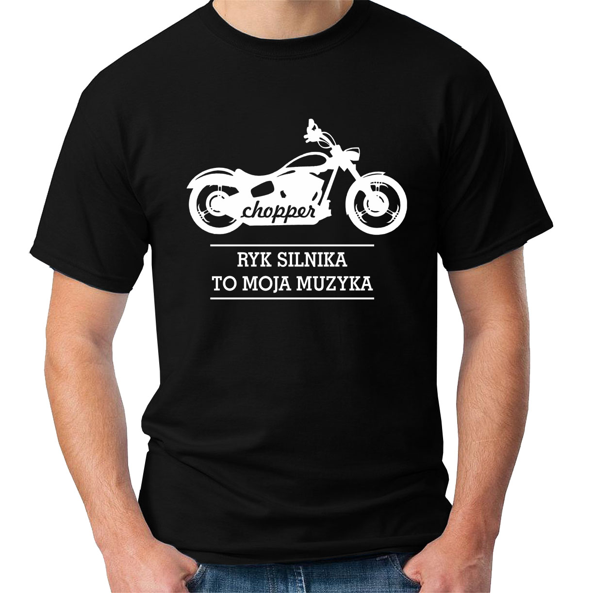 

Koszulka dla motocyklisty, motor, ścigacz, Chopper