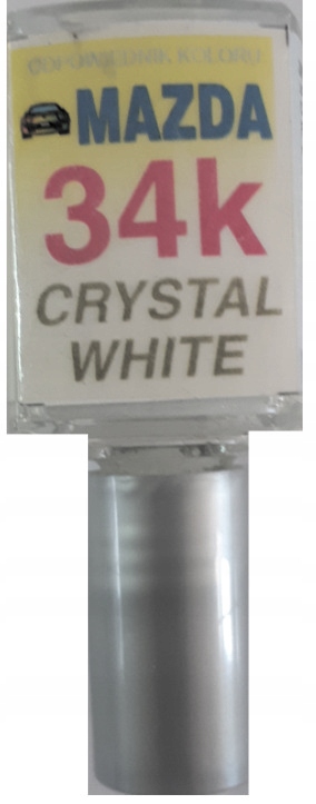 

Mazda 34K Crystal White Lakier Zaprawka Do Rys Ara