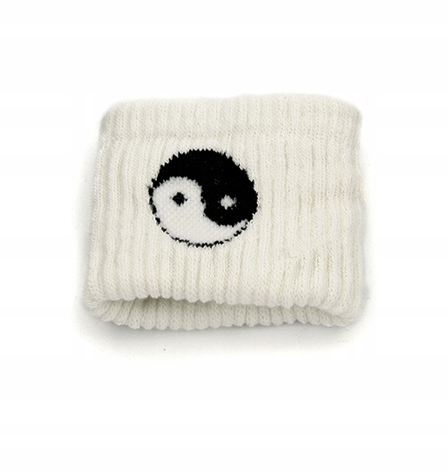 

Frotka Opaska Na Rękę Yin-yang Biała
