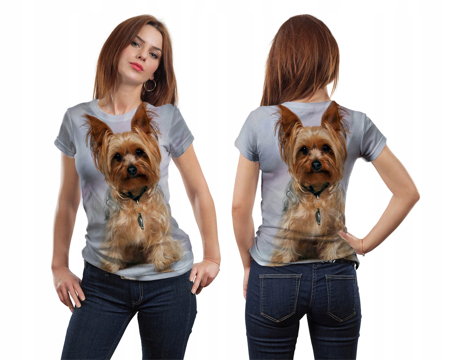 

Koszulka Full Print T-shirt Pies York L Trwała Pl