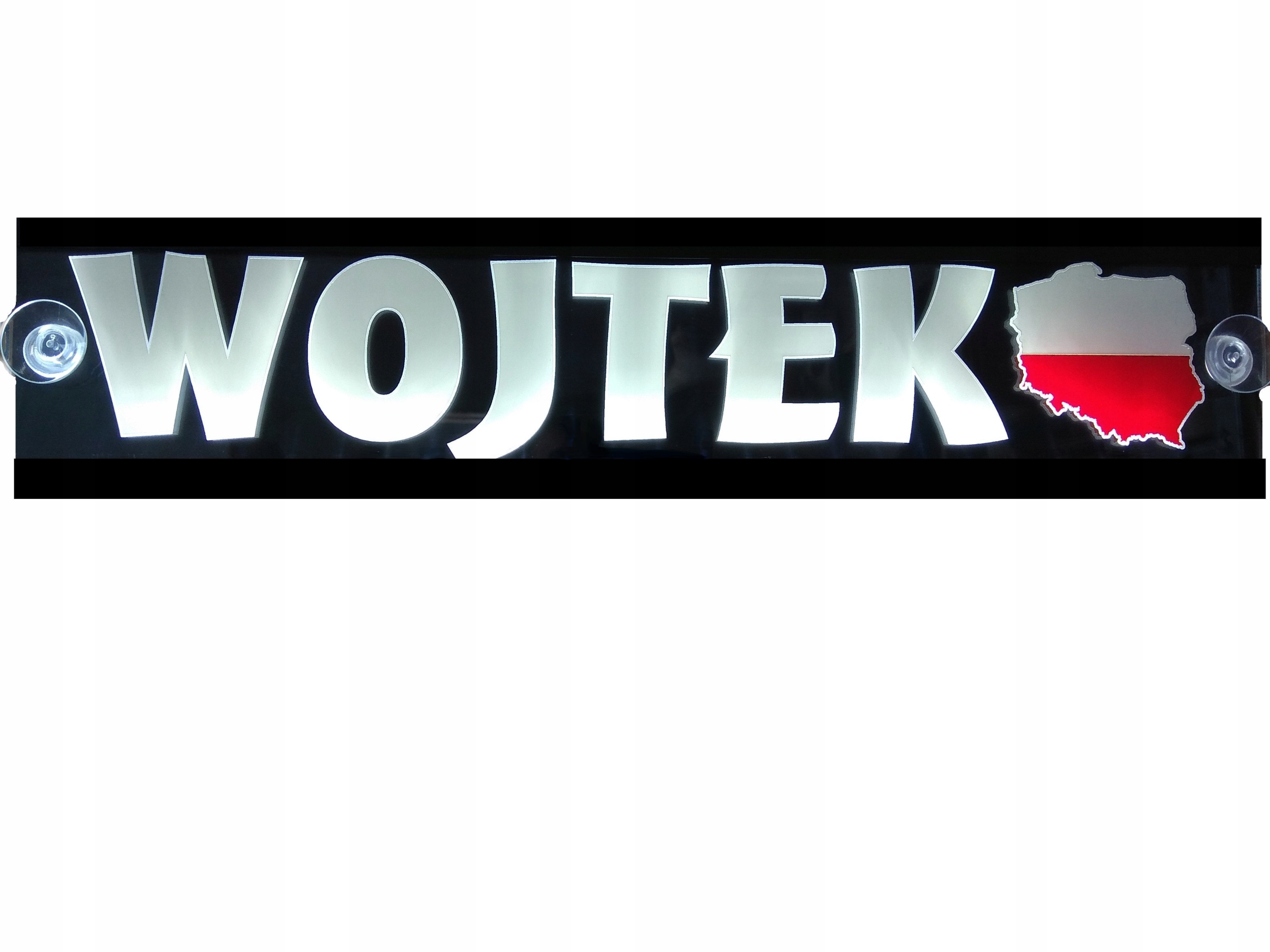 TABLICE PODSWIETLANE IMIENNE LED KOLOROWE 45x11 cm Producent inny