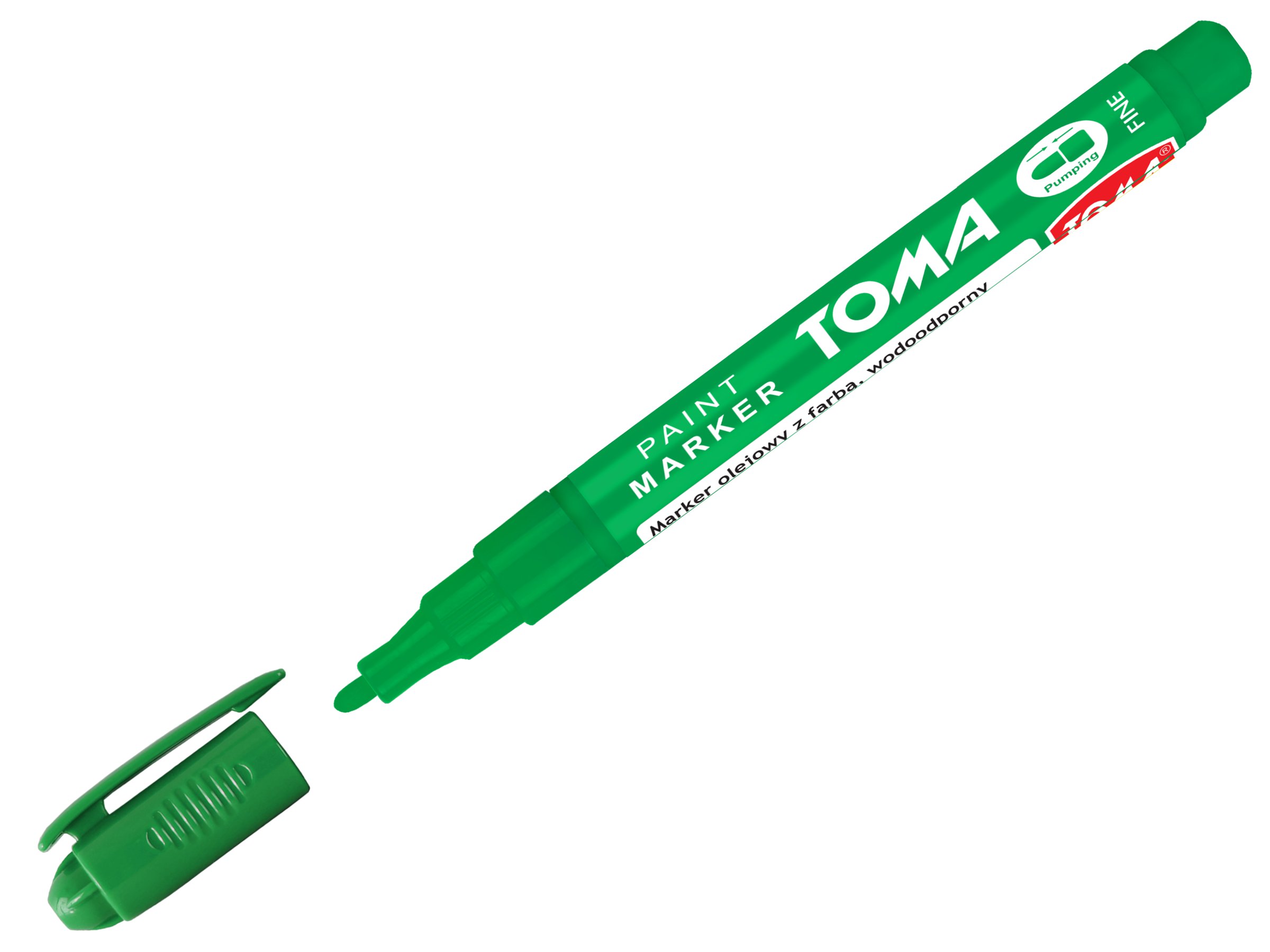 MARKER OLEJOWY TOMA TO-441 ZIELONY CIENKI 1,5MM