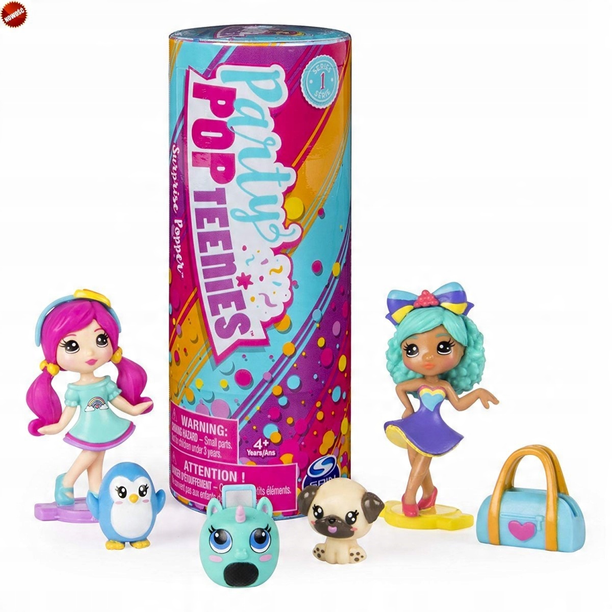 

Party Pop Teenies Laleczka Niespodzianka Konfetti
