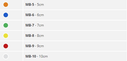PIŁKA PIŁECZKA REHABILITACYJNA Z KOLCAMI 8 CM Średnica 8 cm