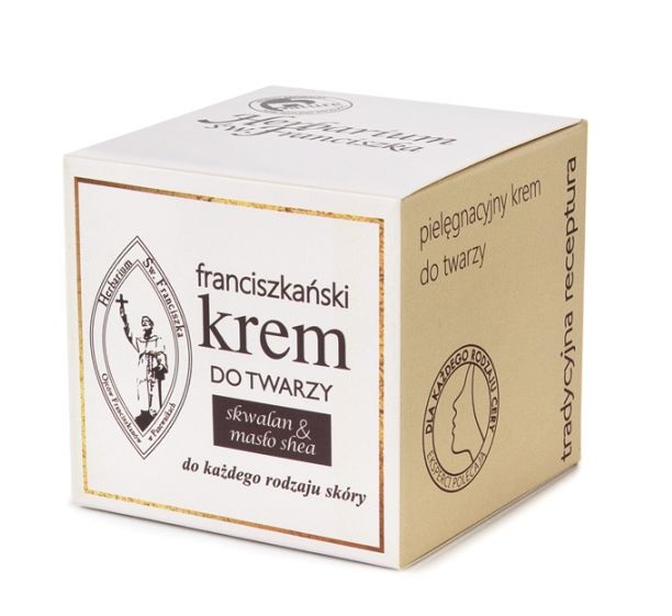 

Franciszkański krem do twarzy skwalan, masło shea