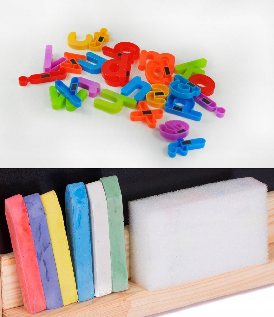 TABLICA DWUSTRONNA KREDOWA MAGNETYCZNA + AKCESORIA Certyfikaty, opinie, atesty CE