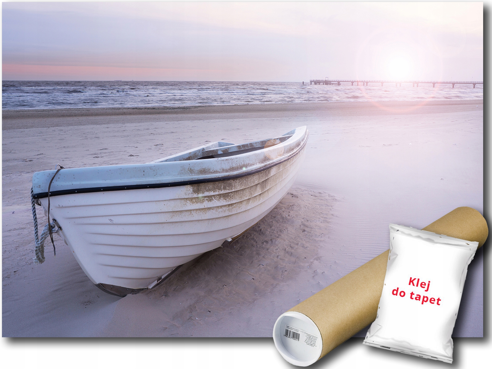 Fototapeta Pláž Loďka 3A F3XL 416x254 F13050