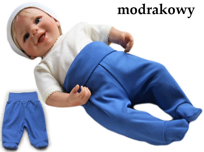 PÓŁŚPIOSZKI śpioszki 80 ze stopką bawełniane Wiek dziecka 9 m +