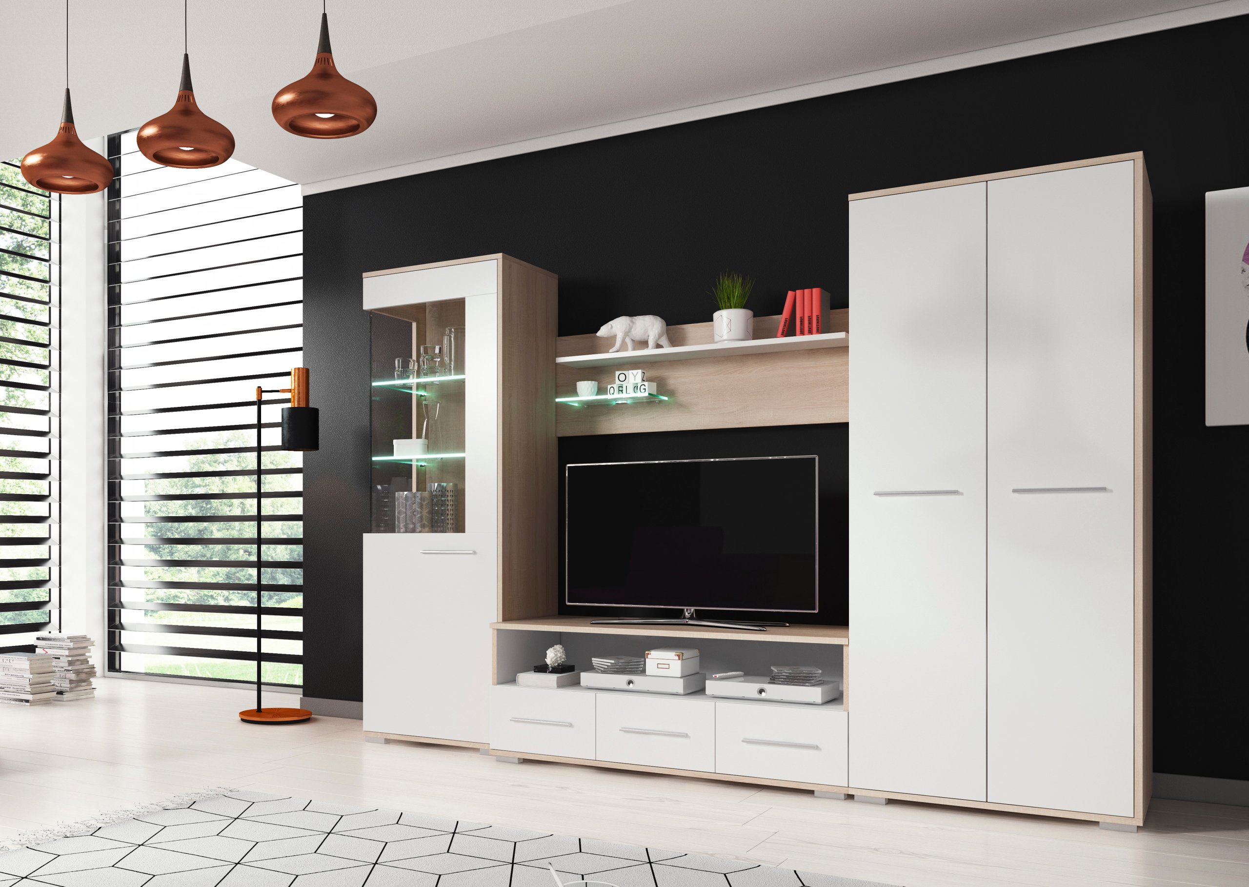 Стенка Для Гостиной Мебель ФРИДА