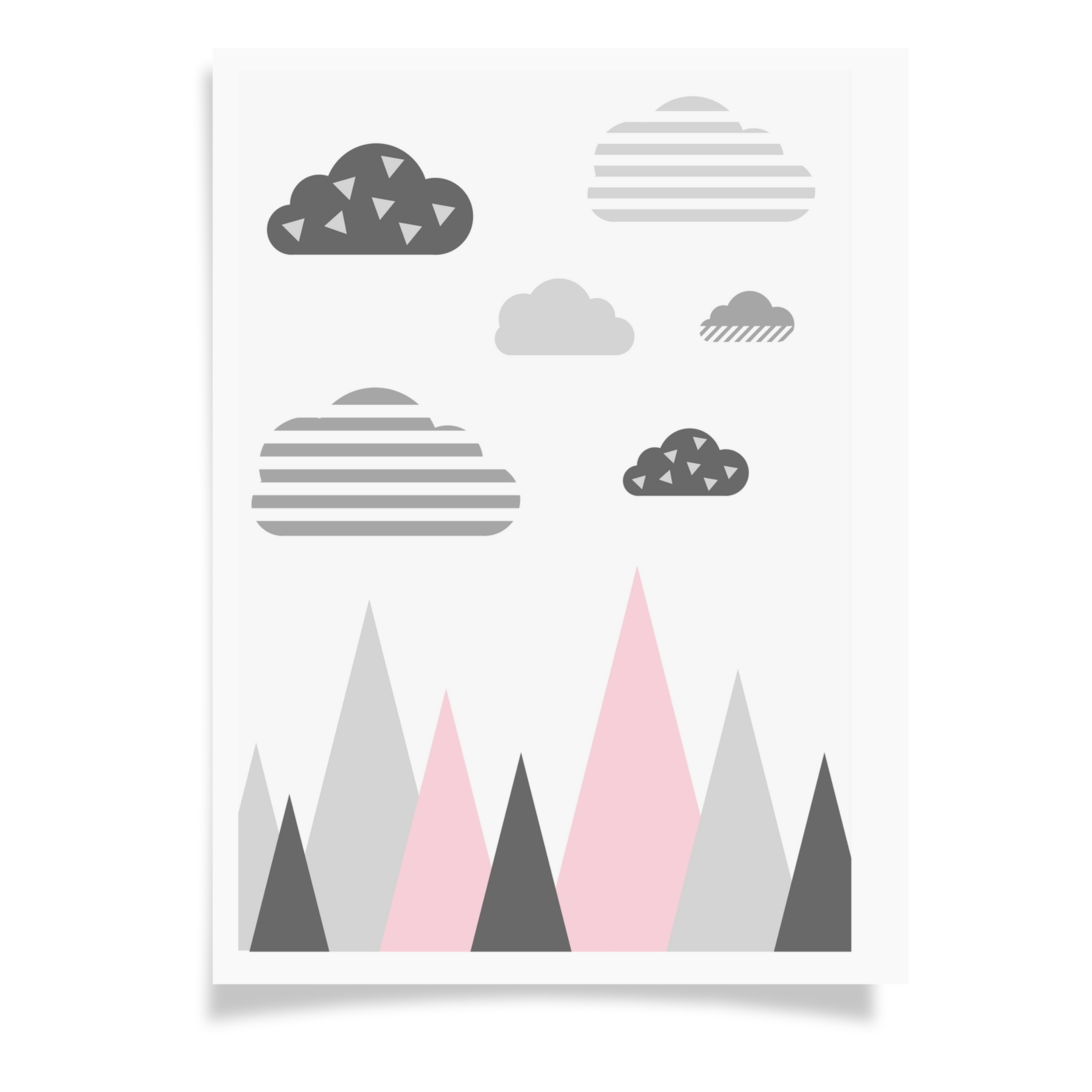 ПОСТЕР СКАНДИНАВСКИЙ ДЛЯ РЕБЕНКА, ФОРМАТ А4+РАМКА