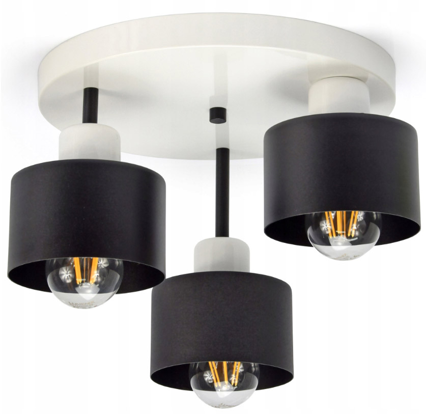 

Lampa Sufitowa Plafon Żyrandol Loft Edison Led