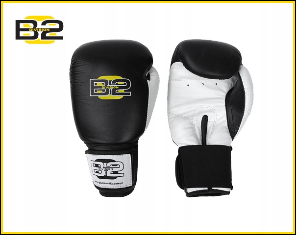 DIVISION-B2 Skórzane Rękawice Bokserskie SG01 12oz