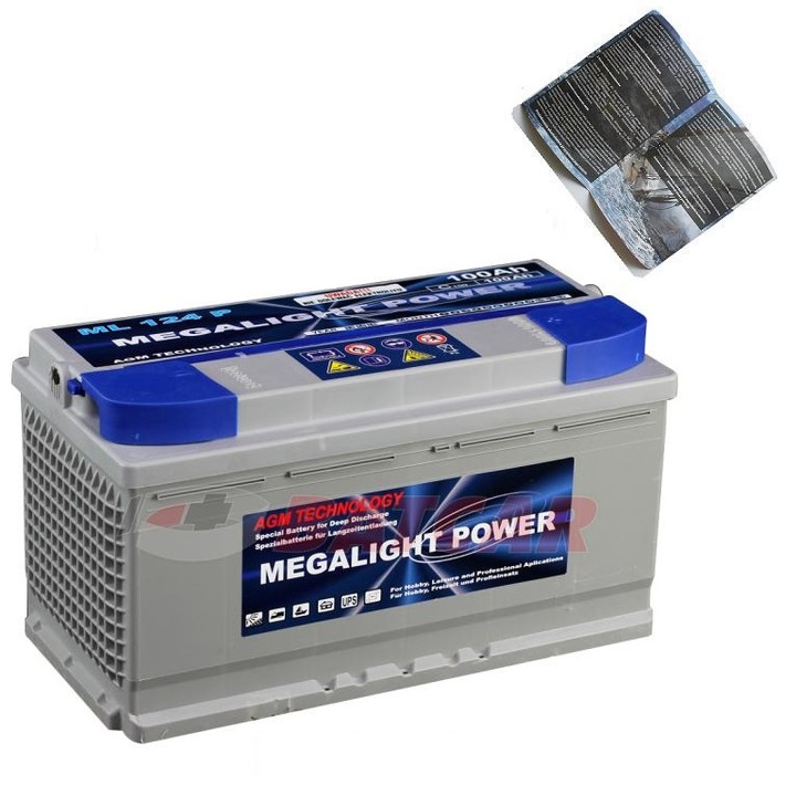 Akumulator AGM MEGALIGHT 100 Ah Producent MegaLight