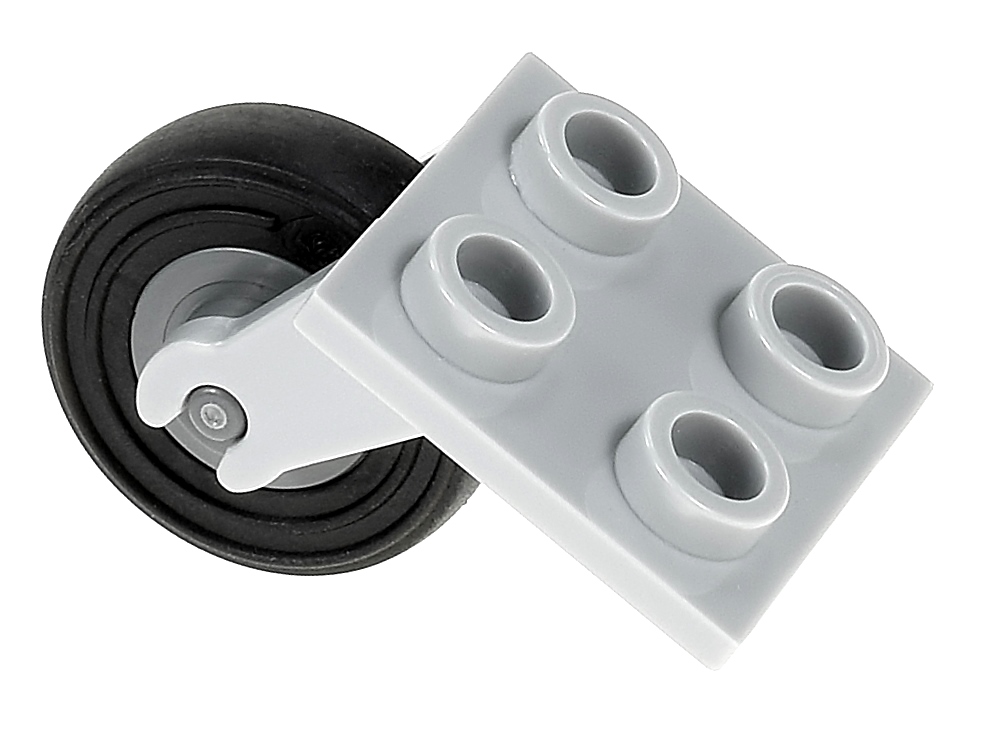 

Lego Podwozie samolotu z kołem 2415c04 szare jasne
