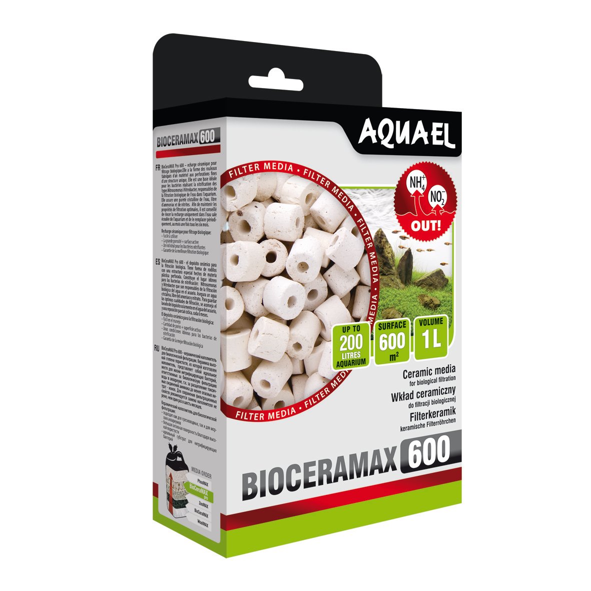 

Aquael Bioceramax Pro 600 1L. wkład biologiczny