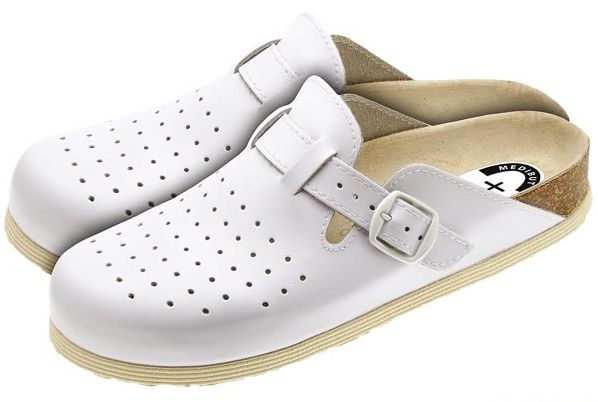 

Buty Klapki Białe Skórzane Kordz
