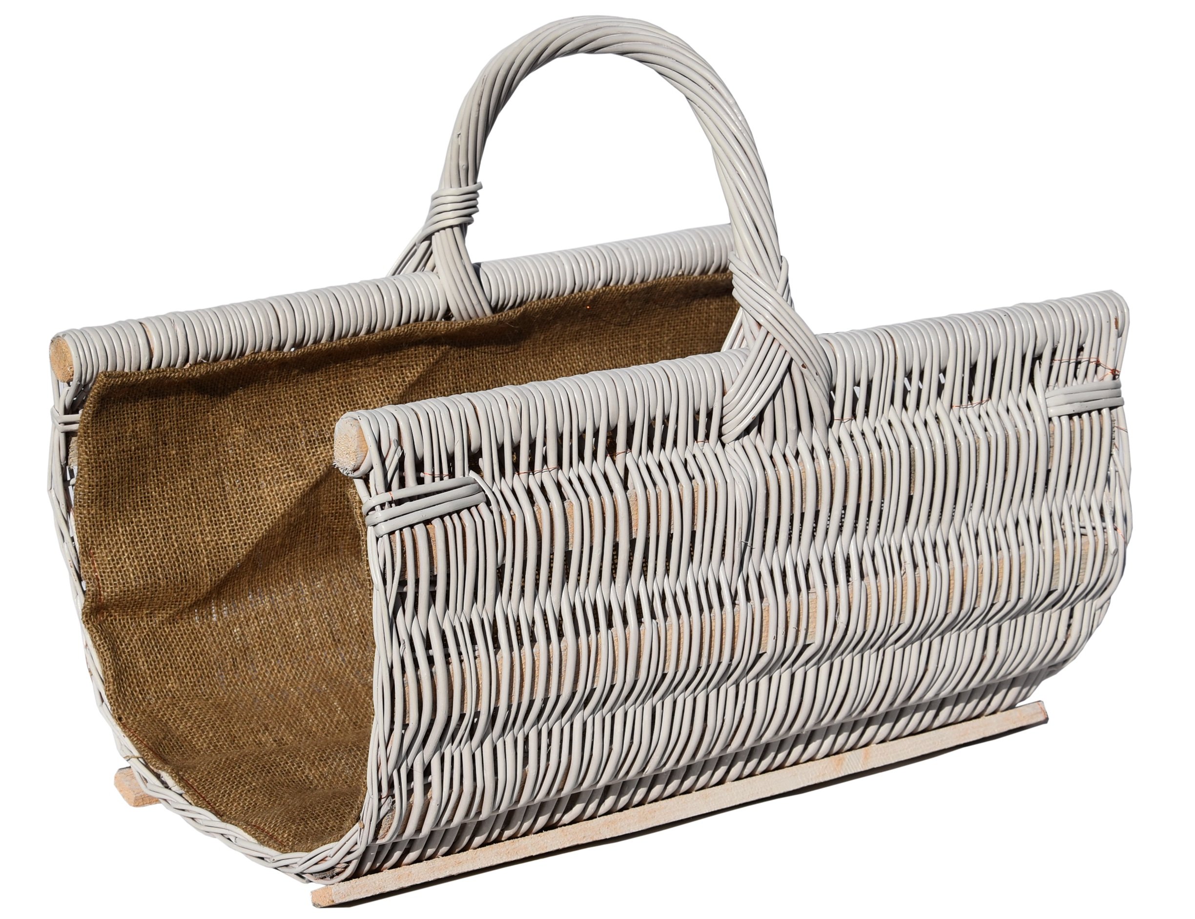 Proutěný koš na dřevo do krbu 60 cm Proutí