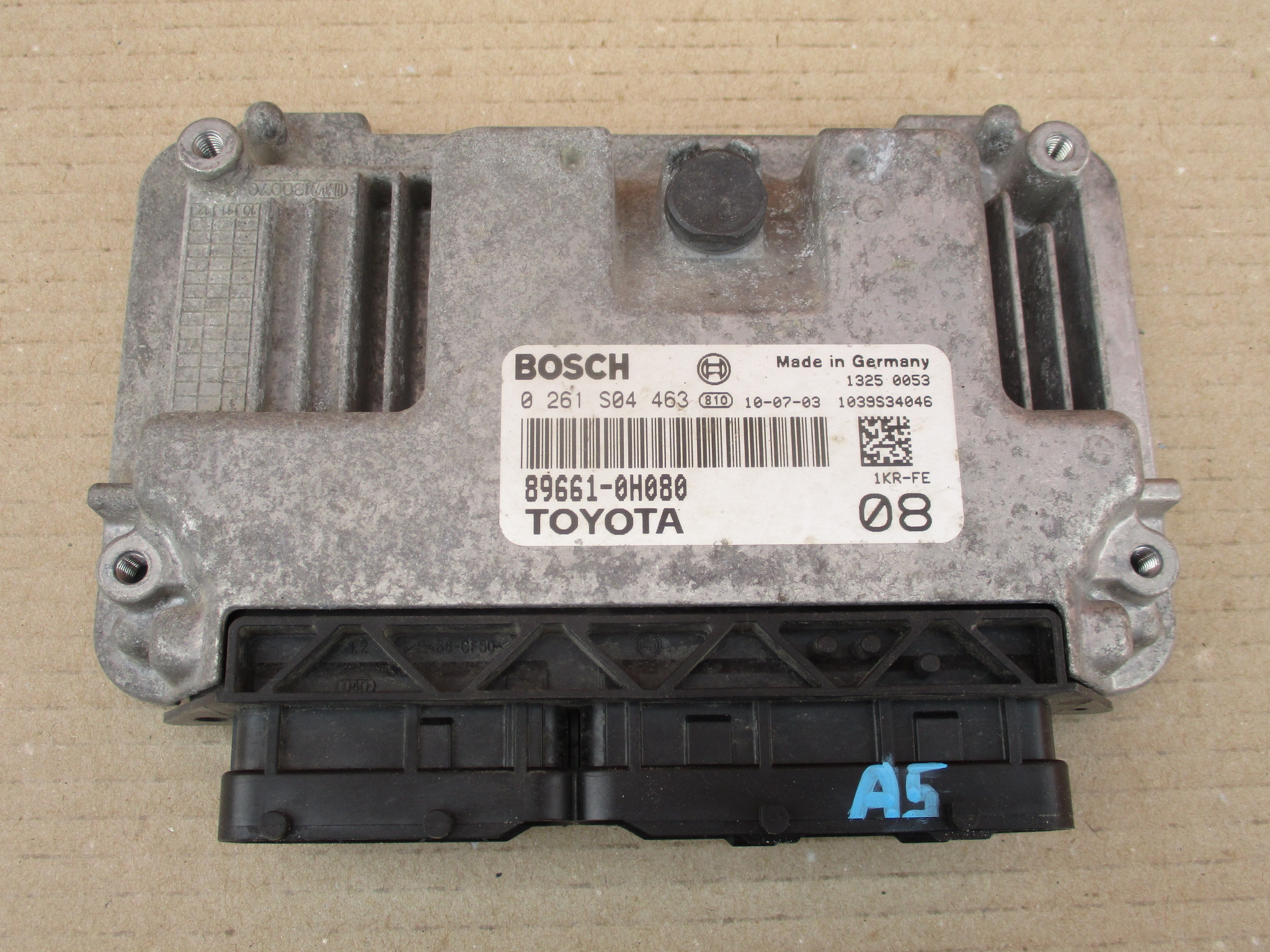 TOYOTA КОМП'ЮТЕР SILNIKA261s04463 89661-0h080