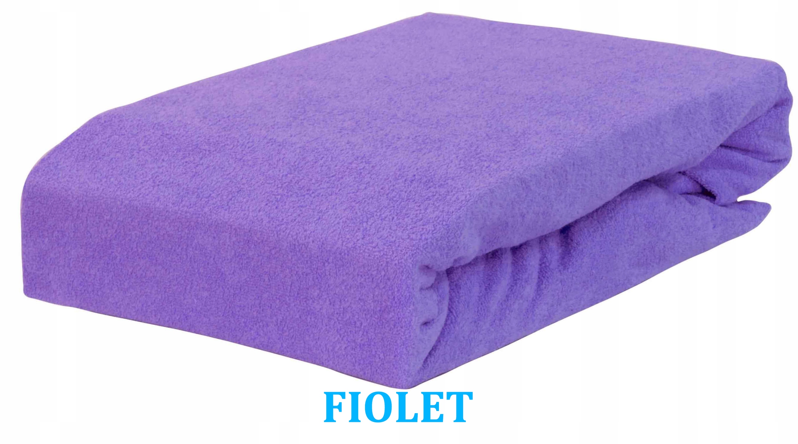 

Fioletowe Prześcieradło Frotte Z Gumką 90/200