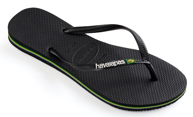 

Havaianas Slim Brasil Logo 39/40 czarne japonki %%