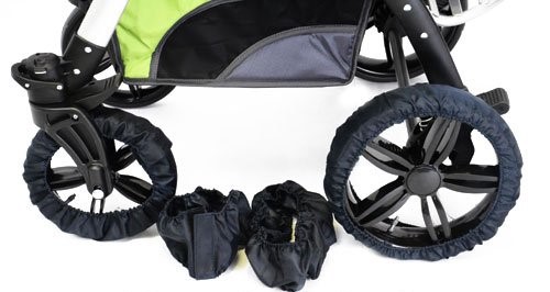 ЧЕХЛЫ протектор на твердые КОЛЕСА КОЛЯСКА легко