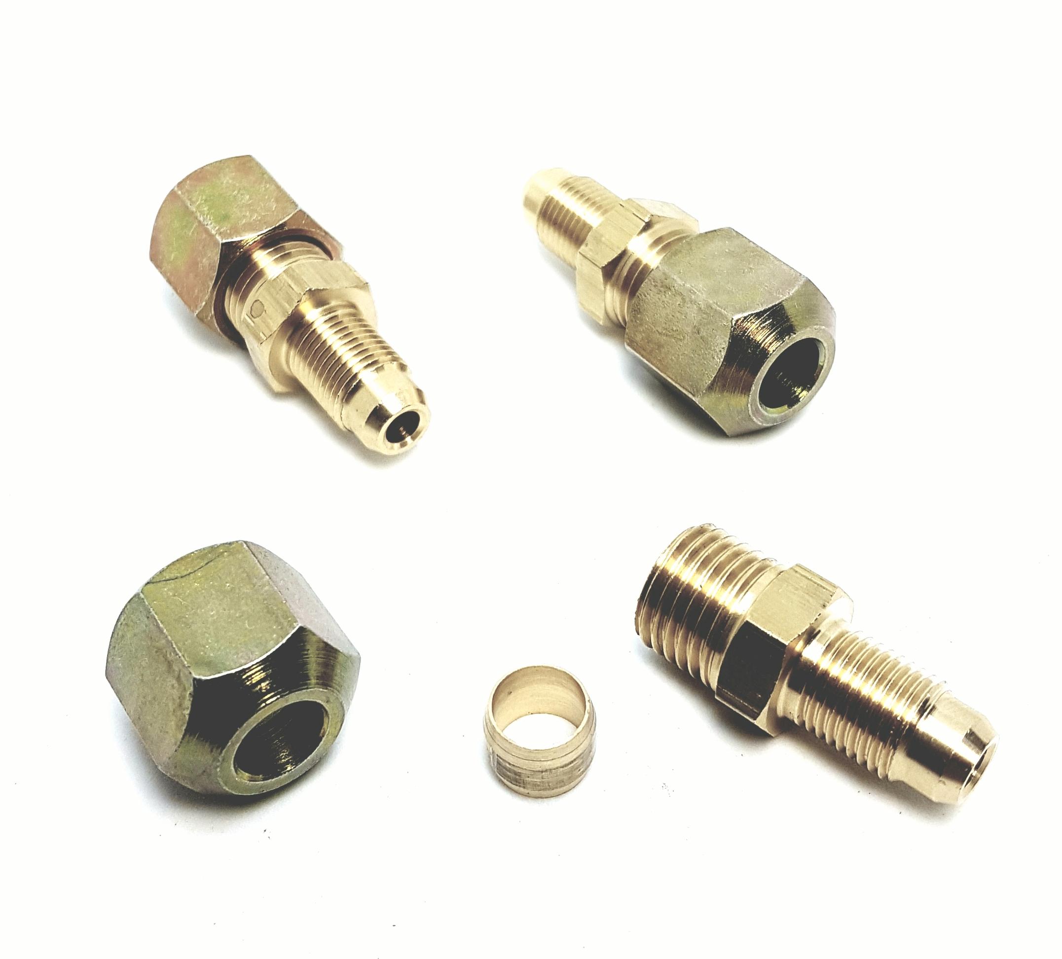 Redukcia z rúrky 6 mm na 8 mm nypel priamy konektor