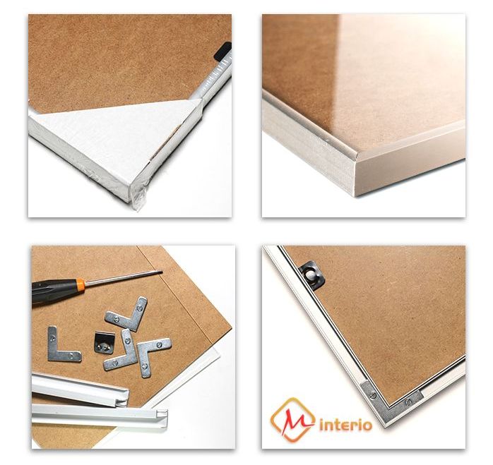 RAMA ALUMINIOWA CZARNA A2 42x59,4 cm RAMKA 59,4x42 Marka M-Interio